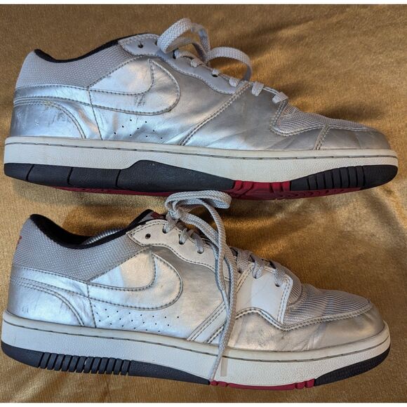 Nike Court Force Low 314361-001 Metallic Silver Men’s 12 2008 main image 5